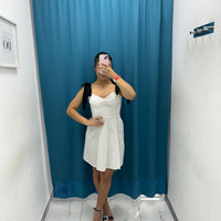 Vestito corto bow 1324