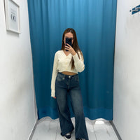 Jeans a palazzo vintage 8405
