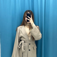 Giacca con cintura 3871