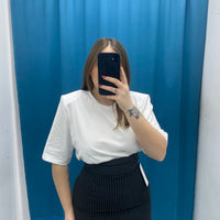 Maglia a mezze maniche con spalline 93755