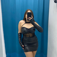 Vestito in ecopelle 6999