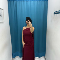 Vestito lungo monospalla 53450