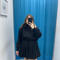 Coordinato maglia e gonna a costine 5689