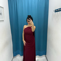 Vestito lungo monospalla 53450