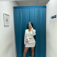 Coordinato giacca e gonna con rosa 13174