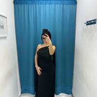 Vestito lungo monospalla 53450