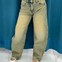 Jeans balloon sabbiato 3510