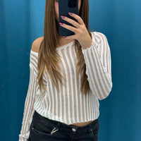 Maglia con trasparenze 1323