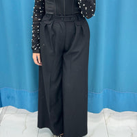 Pantalone a palazzo con bottoni 6152