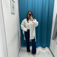 Jeans flare denim scuro 3023