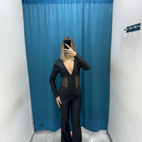 Crystal Hooded Jumpsuit - 12320