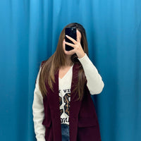 Gilet in lana rasata 13032