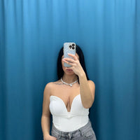 Top con scollo 2198