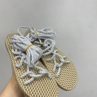 Sandali corda bianco