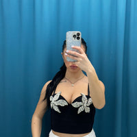Corsetto con strass 0103