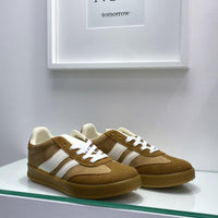Sneakers camoscio camel 2165
