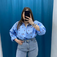 Camicia con disegni 24153