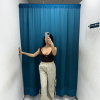 Pantalone cargo beige