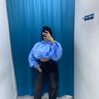 Jeans balloon shine nero 8705