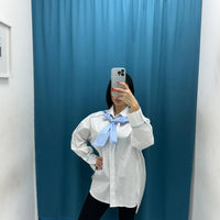 Camicia con fiocco 15933