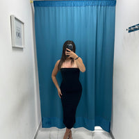Vestito a fascia a coste 200433