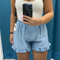 Shorts rouches satin 305555