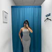 Vestito a giro a coste 5186