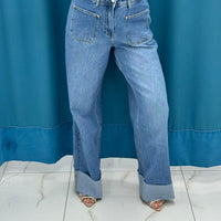Jeans risvolto 3555