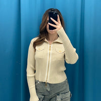 Maglia con zip 120