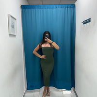 Vestito a fascia a coste 200433