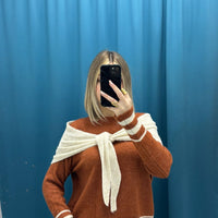 Layered Drop Sweater - A3299