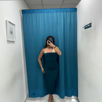 Vestito a fascia a coste 200433