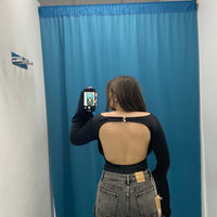 Body con scollo sul retro 5813