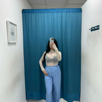Pantalone wide leg 15592