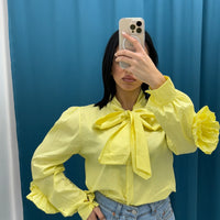 Camicia con fiocco 3491