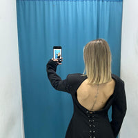 Blazer Dress Lace-Up-87002