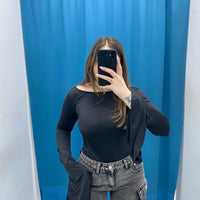 Body con scollo sul retro 5813