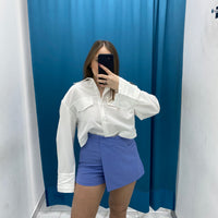 Gonna a righe celeste 36444