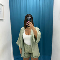 Shorts rouches satin 305555