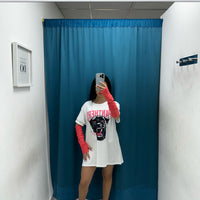 T-shirt con manicotti