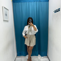 Shorts in lino 12433