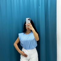 Maglia con spalline 2572