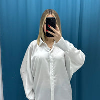 Camicia Satin “Pure White”-0637