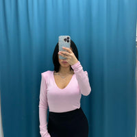Body con scollo a V 5291