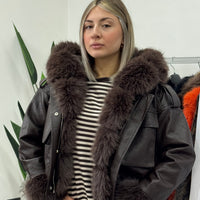 Brown Sugar Fur Jacket - 2475