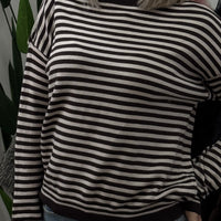 Striped Baby Tee - 3214