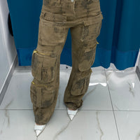 Jeans cargo shade beige 12020