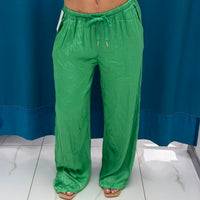 Pantalone palazzo satin 24205