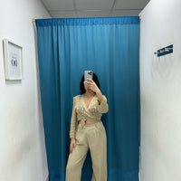 Pantalone wide leg 15592