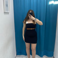 Vestito con cintura